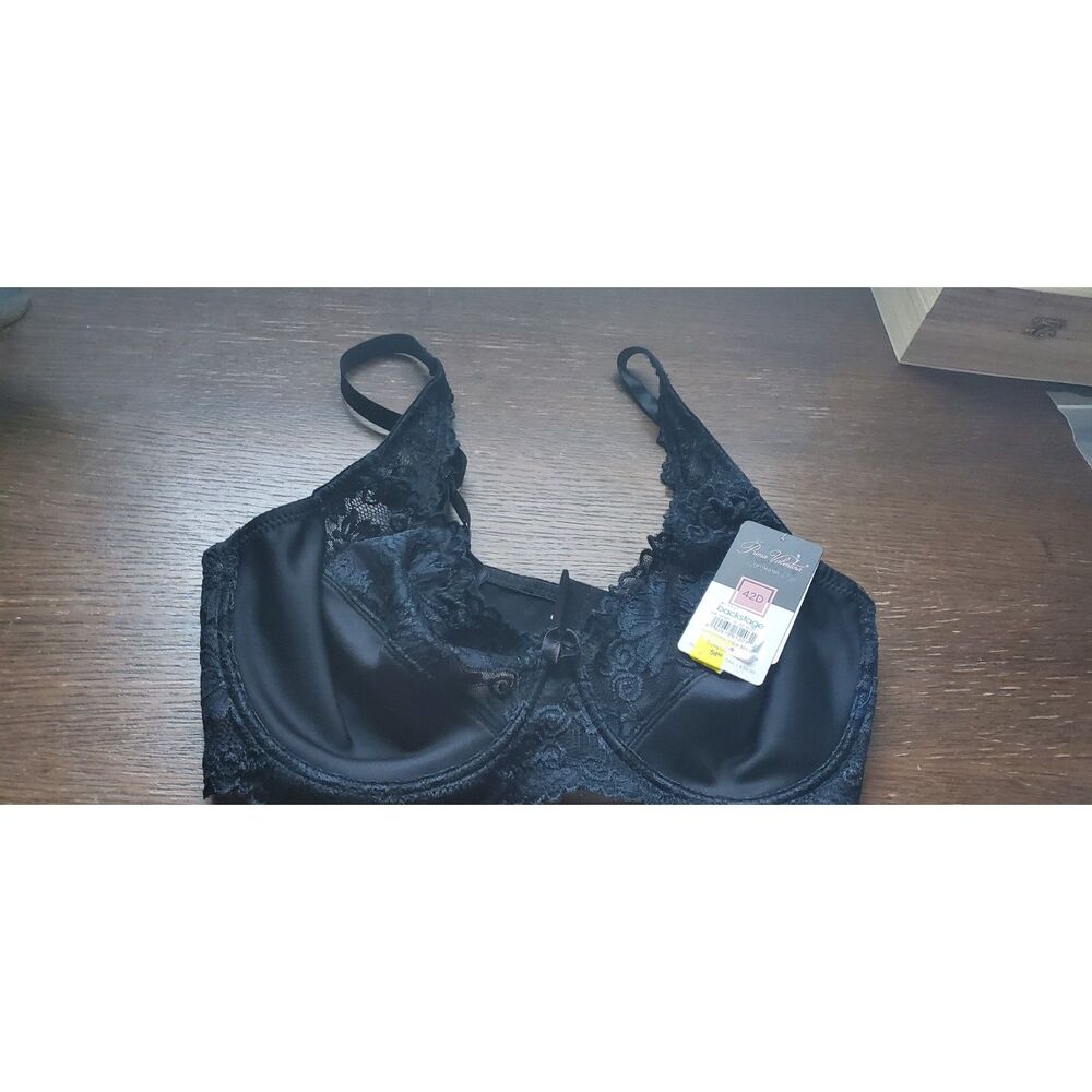 Prima Valentina Black Lace Bra 42D